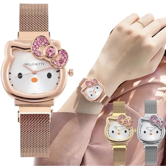 NEW Hello Kitty Watches with Bow Accents - Picture 3 of 5